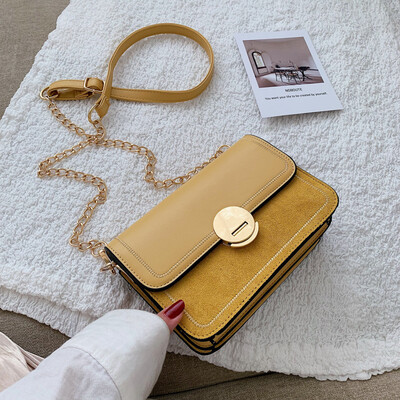 

Summer small fresh bag female 2019 new wave Korean version of the fashion texture wild chain shoulder slung small square bag