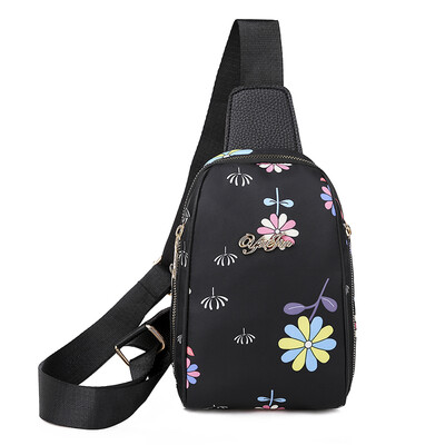 

Mini-Bag Breastbag Fashion Ethnic Wind Printed Fabric Bag Portable Single Shoulder Bag Hundred Sets Leisure Bag