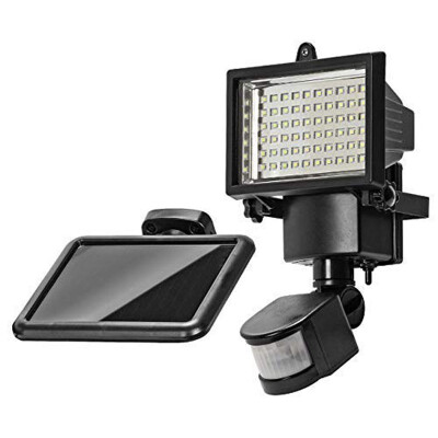 

MAYSAK Solar 60LED PIR Motion Sensor Security Light Floodlight for Carage Outdoor Garden 750 Lumen Ultra Bright 25 Meter Long-rang