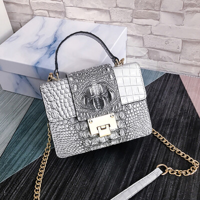 

Tailored Fashion Women Vintage Alligator Leather Crossbody Bags Messenger Bags Handle bag