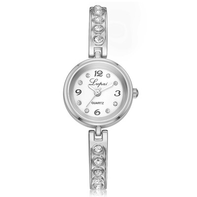 

Korean version of the small&exquisite bracelet watch LVPAI brand with rhinestone alloy fashion watch