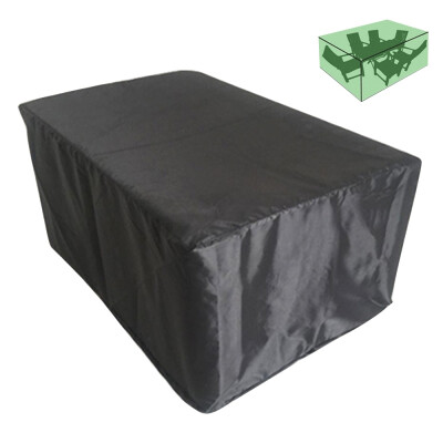 

Black 210D Waterproof Furniture Cover Home Garden Patio Wicker Table Sofa Couch Anti Dust Covers