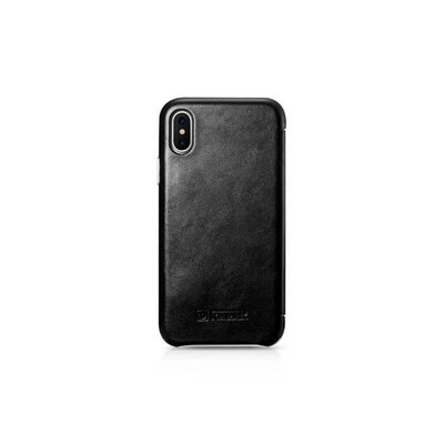 

New Original ICARER for iPhone Xs Handmade Retro Genuine Leather Case For iPhone Xs Vintage Leather Case For iPhoneX Xs Flip Cover