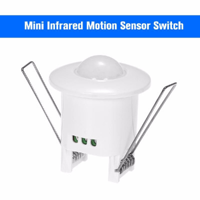 

Mini Infrared Motion Sensor Switch 360 Degree PIR Detection AC110V-240V Recessed Ceiling Occupancy Motion Sensor Detector Lamp Lig