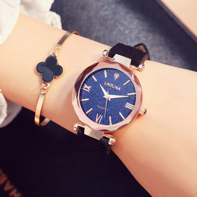 

Online celebrity college wind star air lady watch female watch student dream Korean version simple fashion trend new style