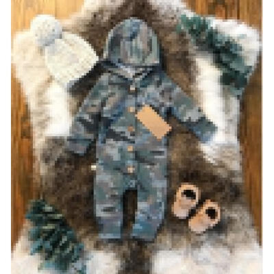 

Newborn Baby Boys Girls Hooded Romper Bodysuit Jumpsuit Playsuit Outfits Clothes