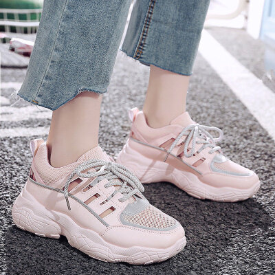 

Heavy-soled reticulated daddy shoes womens summer style hollow sneakers womens shoes casual shoes net shoes running