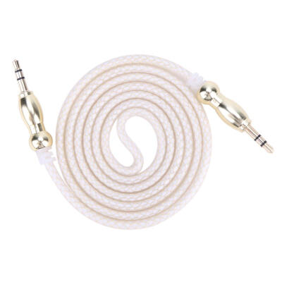 

Metal Braided 35mm Car Audio Cable Male to Male Gold-Plated Audio Line