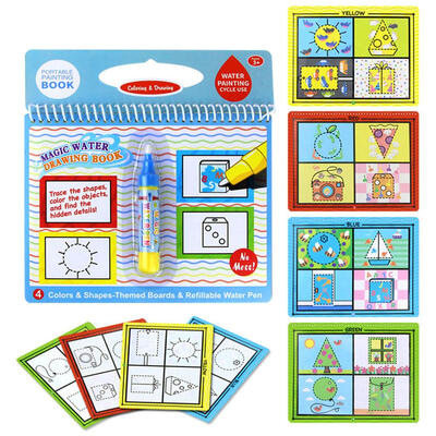 

Reusable Magic Water Painting Book Kids Coloring Doodle Drawing Board Toys