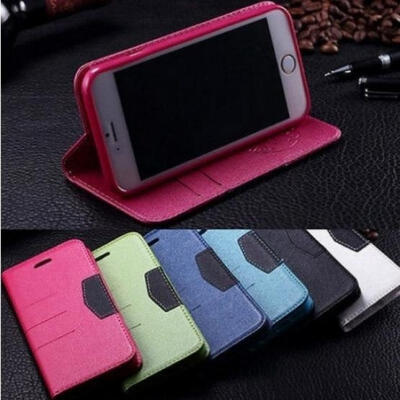 

For iPhone 6 Air 47&quot Leather Flip Wallet Card Holder Case Stand Cover US Stock