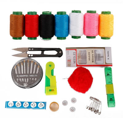 

Portable Travel Sewing Set Knitting Needles Tools Stitching Quilting Thread