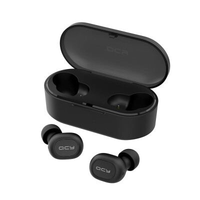 

QCY BT50 Earphone TWS Earbuds Wireless Headphone Mini Stereo Earphones IPX4 Waterproof for Smartphones Black