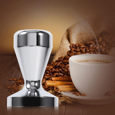 

Coffee TamperStainless Steel Espresso Tamper Coffee Bean Press Tool With 51mm Diameter Flat Base Hot