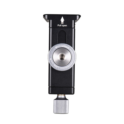 

Adjustable Aluminium Alloy Smartphone Clamp Clip Phone Holder Bracket Stand with 14 Inch Screw Hole Cold Shoe Mount for iPhone X