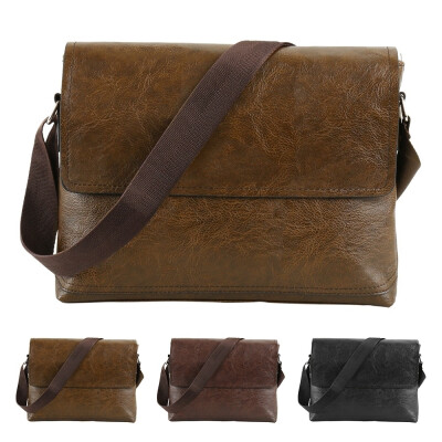 

Fashion Dark Brown Mens Leather Bags For Men Mens Cross Body Handbag