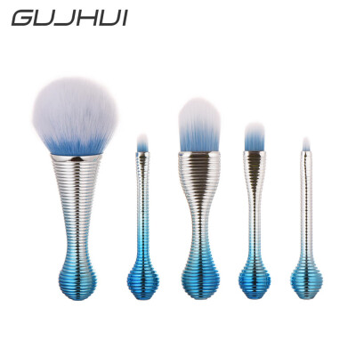 

〖Follure〗5Pcs Makeup Brushes Sets Cosmetics Tools Foundation Cosmetic Blusher Kit