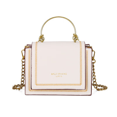 

Texture small bag handbags new 2019 Korean version of the wave of foreign gas rhombic chain bag ins pearl shoulder Messenger bag