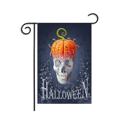 

Halloween Custom Pumpkin Weatherproof Decoration Garden Flag 12 Sytles Printed Decorative Hanging Banner