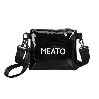

Women Mirror Leather Zipper Crossbody Packs Messenger Shoulder Belt Bags