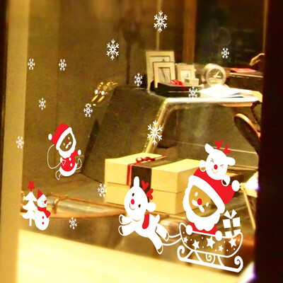 

〖Follure〗Christmas Snowman Removable Home Vinyl Window Wall Stickers Decal Decor A