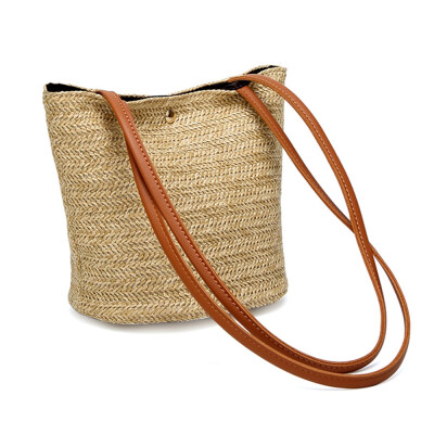 

Maison Fabre 2018 Straw Bags Women Summer Rattan Bag Handmade Woven Beach Cross Body Bag Circle Bohemia Handbag spt26