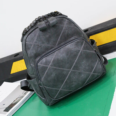 

Female Korean version 2019 new academic backpack England retro small backpack Joker travel bag tide