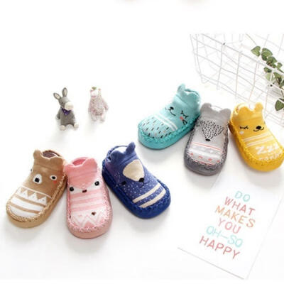 

Baby Kids Boys Girls Cartoon Anti-slip Socks Warm Soft Floor Slipper Socks