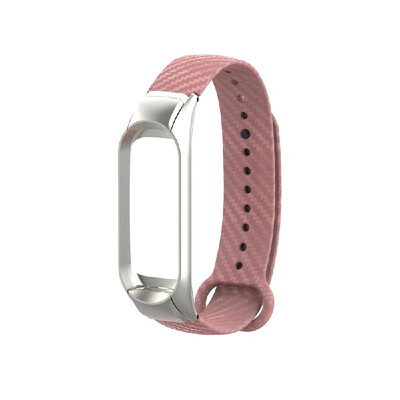 

Replacement Wrist Strap for Xiao-Mi Band 34 Universal Carbon Fiber Wrist Straps Purple
