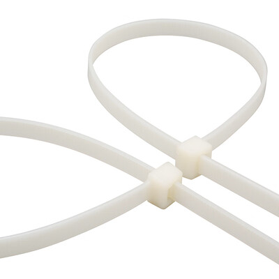 

SANTO nylon cable 36250mm self-locking cable with white nylon wire cable tie Jingdong self-operated 0035 100 pieces bag