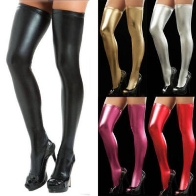 

Sexy Women Lady Soft Over Knee Thigh-high Stockings PU Long Socks