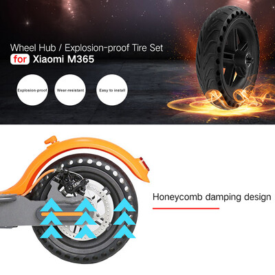 

Explosion Proof Honeycomb Structure Anti-Skid Wheel Tire for Xiaomi M365 Electric Scooter