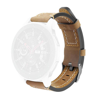 

Scrub Leather Watch Strap Band for Samsung Galaxy SM-R800 46mm Smart Watch