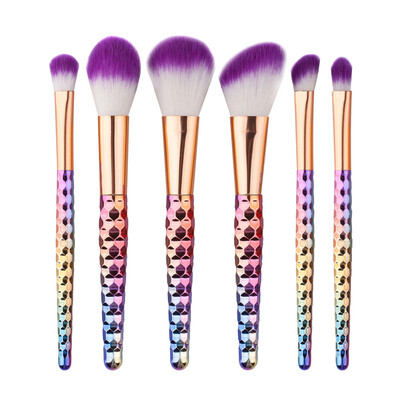 

Toponeto 7Pcs Pro Makeup Cosmetic Brushes Set Powder Foundation Eyeshadow Lip Brush