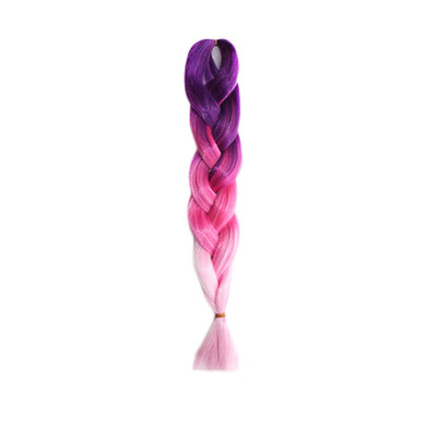 

〖Follure〗Individual Braid Wigs Big Braids Color Gradient Small Black Dirty Pigtail