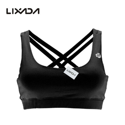 

Lixada Womens High Impact Full Coverage Wire Free Run Sports Bra for Yoga Gymnastics