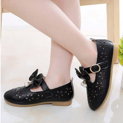 

Kids Baby Girl Soft Sole Shoes Anti-slip Floral Hollow Design Sandals First Walkers Walking Shoe