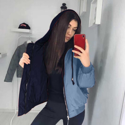 

Roseonmyhand Women Winter Hooded Warm Thick Outerwear Coat Slim Cotton-padded Jacket