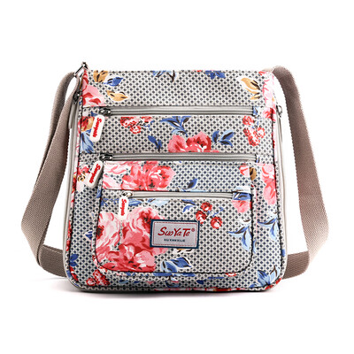 

Business Bag Printing Slant Bag Nylon Oxford Cloth Middle-aged Mother Bag Canvas Bag Girl Receiving Wallet