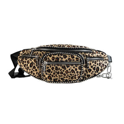 

Leopard Print Waist Fanny Packs Women Girls Casual Chest Shoulder Handbags