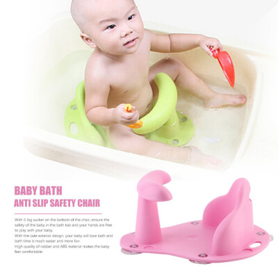 

Siaonvr Baby Bath Tub Ring Seat Infant Child Toddler Kids Anti Slip Safety Toy Chair