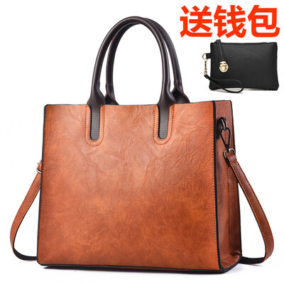 

Womens Spring&Summer Fashion handbag simple Korean version of large slanted shoulder bag