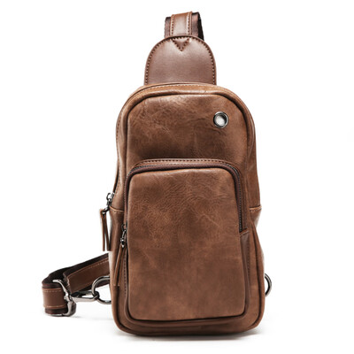

Fashionable Mens Single Shoulder Pack with Korean Cortical Pack