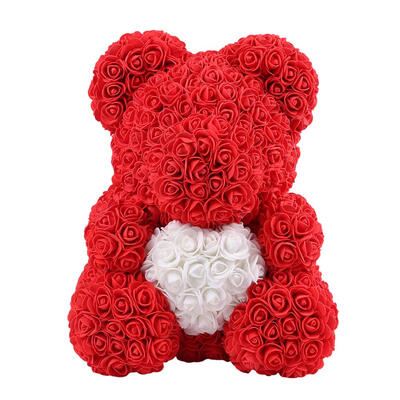 

Preserved Flower Rose Bear Soap Artificial Flowers Valentine Birthday Gift