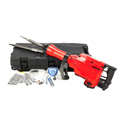 

Ktaxon 2200W Electric Demolition Jack Hammer Heavy Duty Concrete Breaker Power Tool Kit with Chisel&Punch Bit Set Case