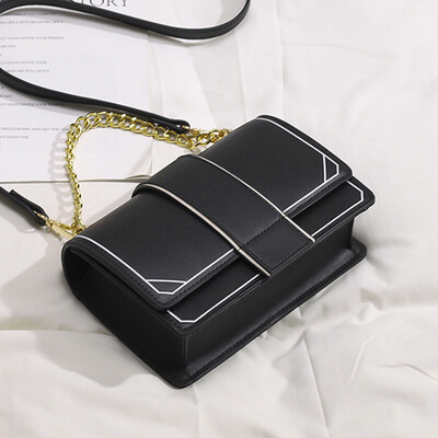 

Womens 2019 spring&summer new trendy Korean version of the fashion 100 small square bag single shoulder oblique span bag hand