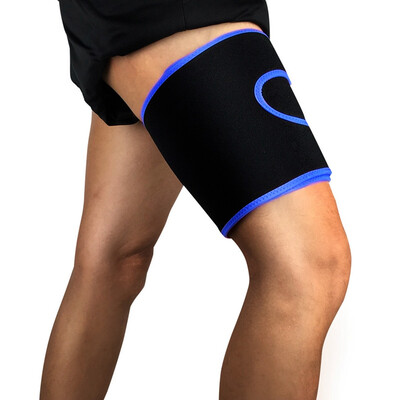 

1pc Thigh Guard Adjustable Compression Protector Upper Leg Sleeve Cover Sportswear Accessories