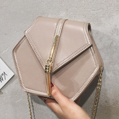

North bag woman 2019 new trendy Korean version of fashion personality leisure chic slant chain single shoulder bag