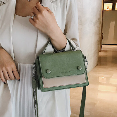 

Ins super fire fashion one shoulder small bag female 2019 wild Korean version of the ocean simple broadband scrub portable Messenger