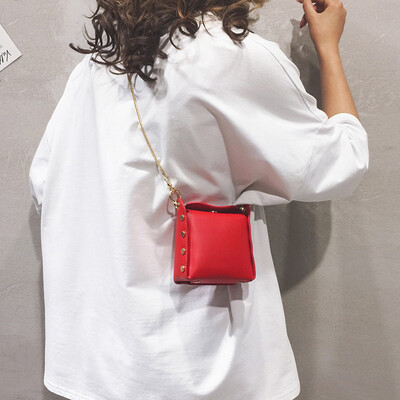 

Net red small bag female bag new 2019 fashion mini chain bag summer small fresh French small messenger bag