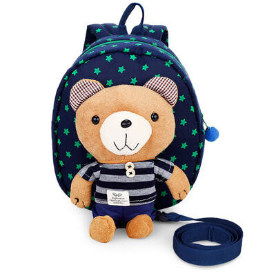 

Toddler Backpack Children School Bag with Detachable Cute Bear Animal Leash